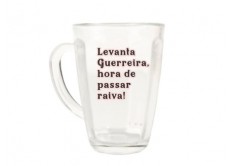 Caneca Levanta Guerreira - Vidro 360ml