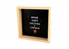 Quadrinho Amor, Café, Colinho e Cafuné