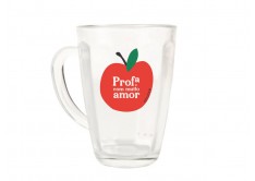 Caneca Professora com Amor - Vidro 360ml