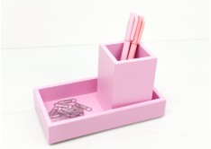 Bandeja Mini + Porta Lápis Pink
