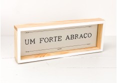 Quadro Longo Um Forte Abraço