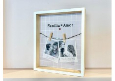 Porta Retrato Moldura  Familia = Amor